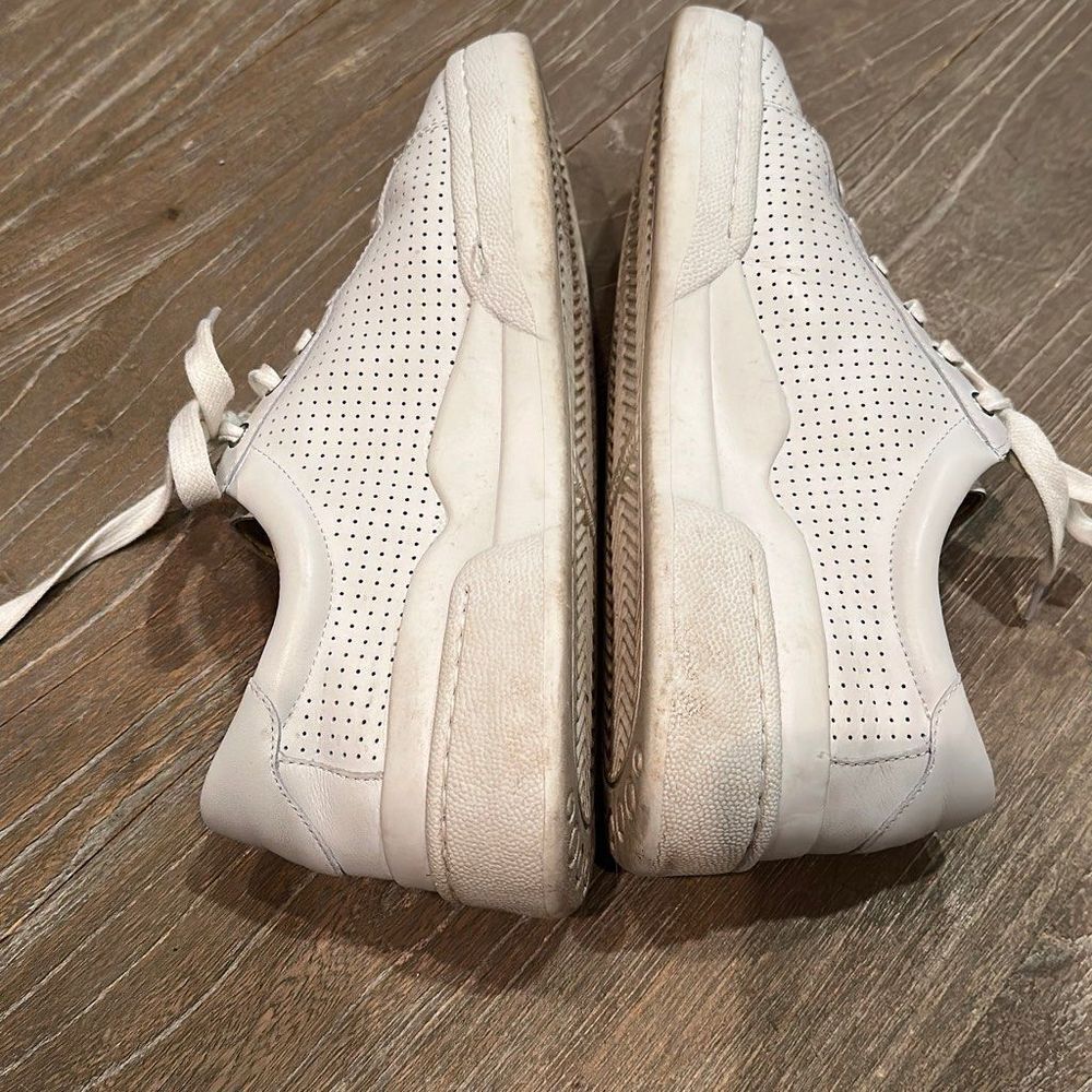 Vince Camuto White Perforated Sneakers - Picture 4 of 7